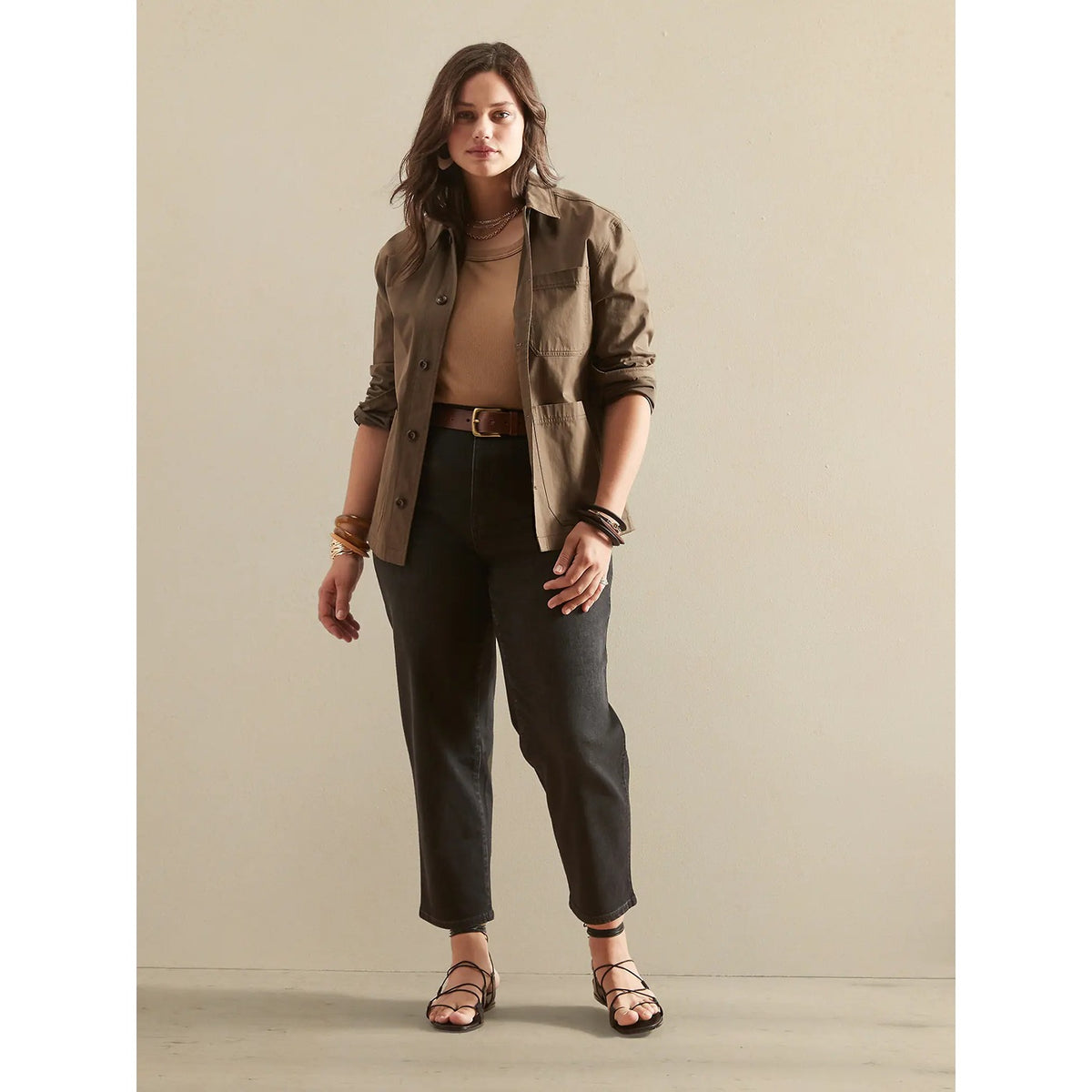 BR Curvy High Rise Black Straight Jeans | Montivo Pakistan