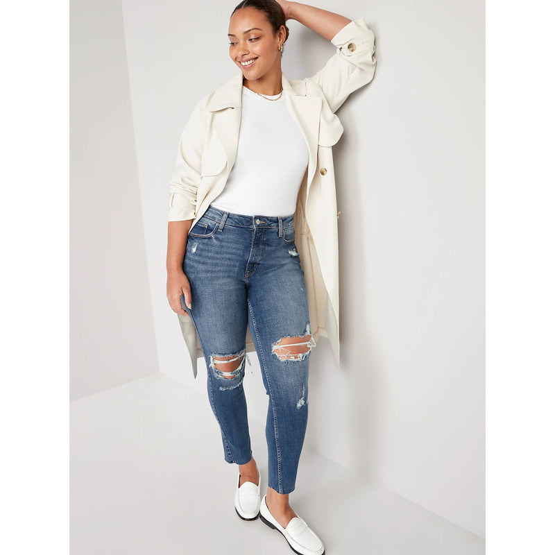 ON Extra High Rise Ripped Skinny Jeans | Montivo Pakistan