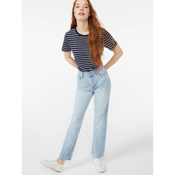 FA Super High Rise Straight Jeans | Montivo Pakistan