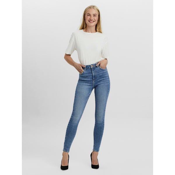 VM High Waist Blue Skinny Jeans | Montivo Pakistan