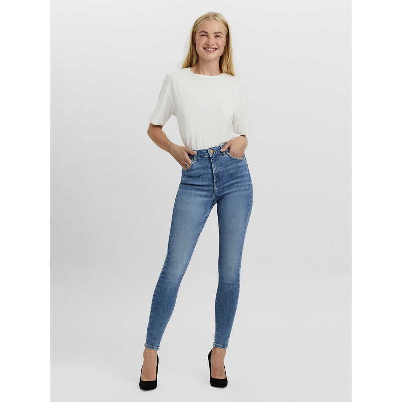 VM High Waist Blue Skinny Jeans | Montivo Pakistan