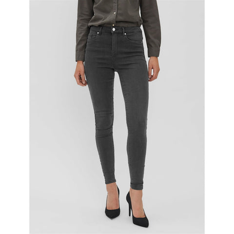 VM High Waist Grey Skinny Jeans | Montivo Pakistan
