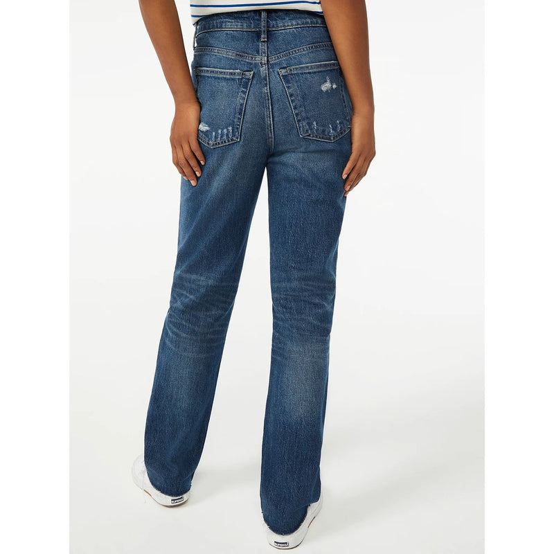 FA Super High Rise Straight Jeans | Montivo Pakistan