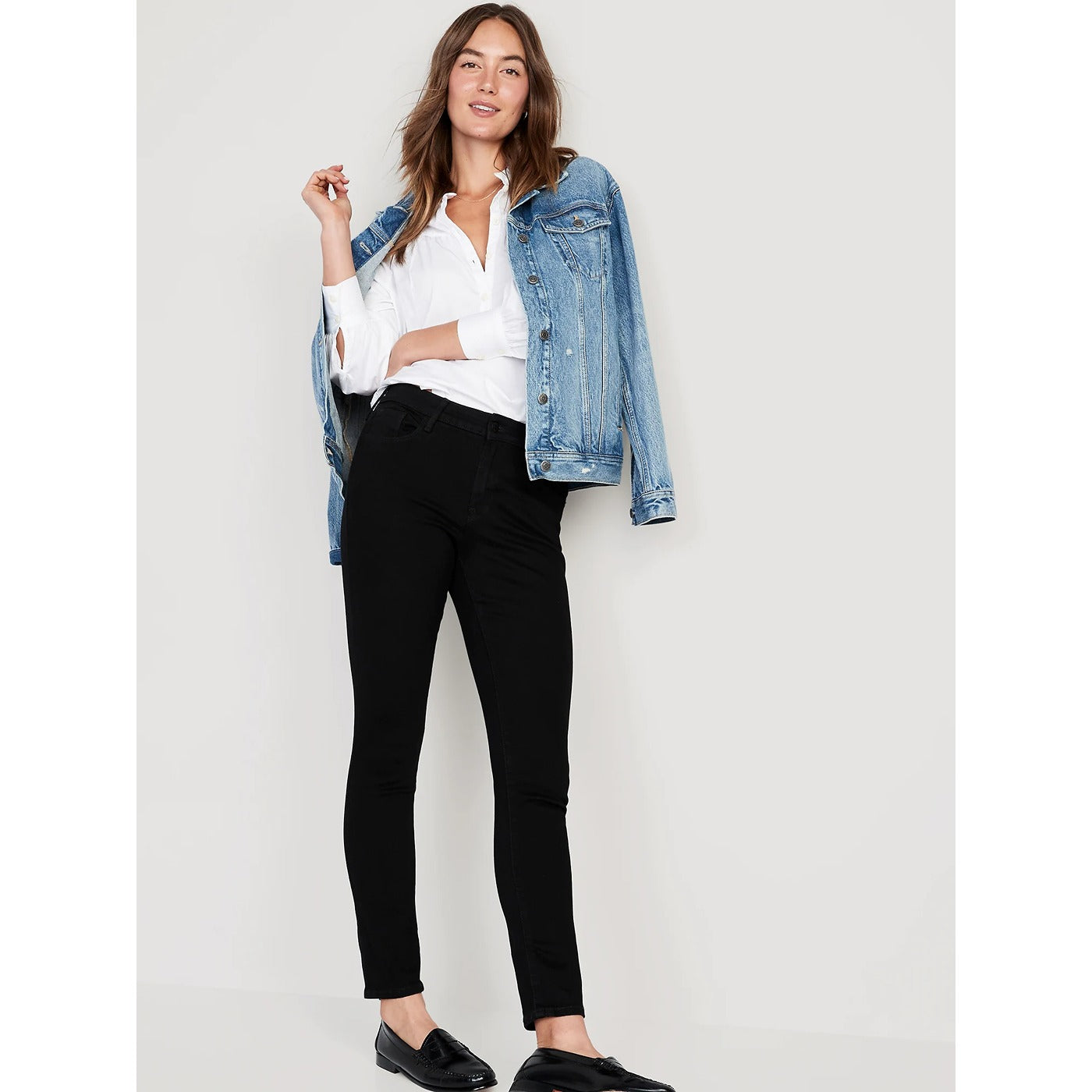 ON Black Mid Rise Skinny Jeans | Montivo Pakistan