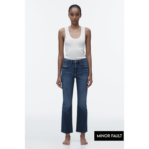 (Minor Fault) Mni Flare Blue Jeans | Montivo Pakistan