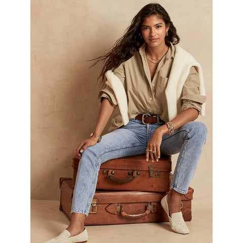 BR Light Wash High Straight Jeans | Montivo Pakistan