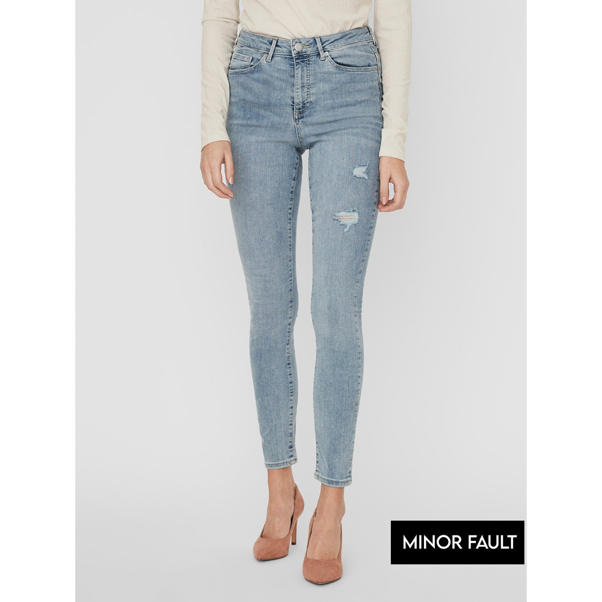(Minor Fault) Slim Fit High Rise Jeans | Montivo Pakistan