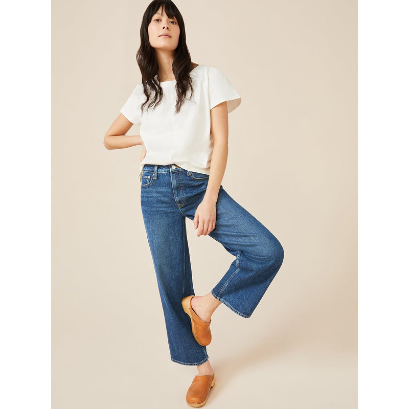 FA Super High Crop Wide Straight Jeans | Montivo Pakistan