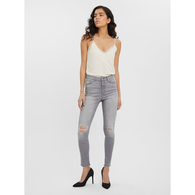 VM Skinny Ripped Grey Jeans | Montivo Pakistan