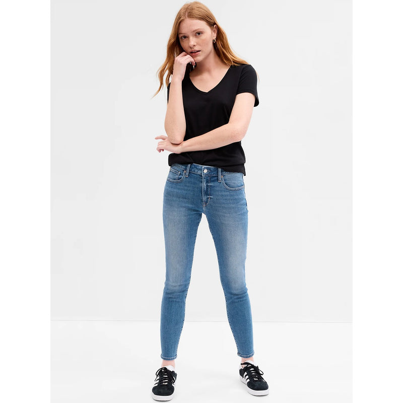 GP Mid Blue Mid Rise Skinny Jeans | Montivo Pakistan