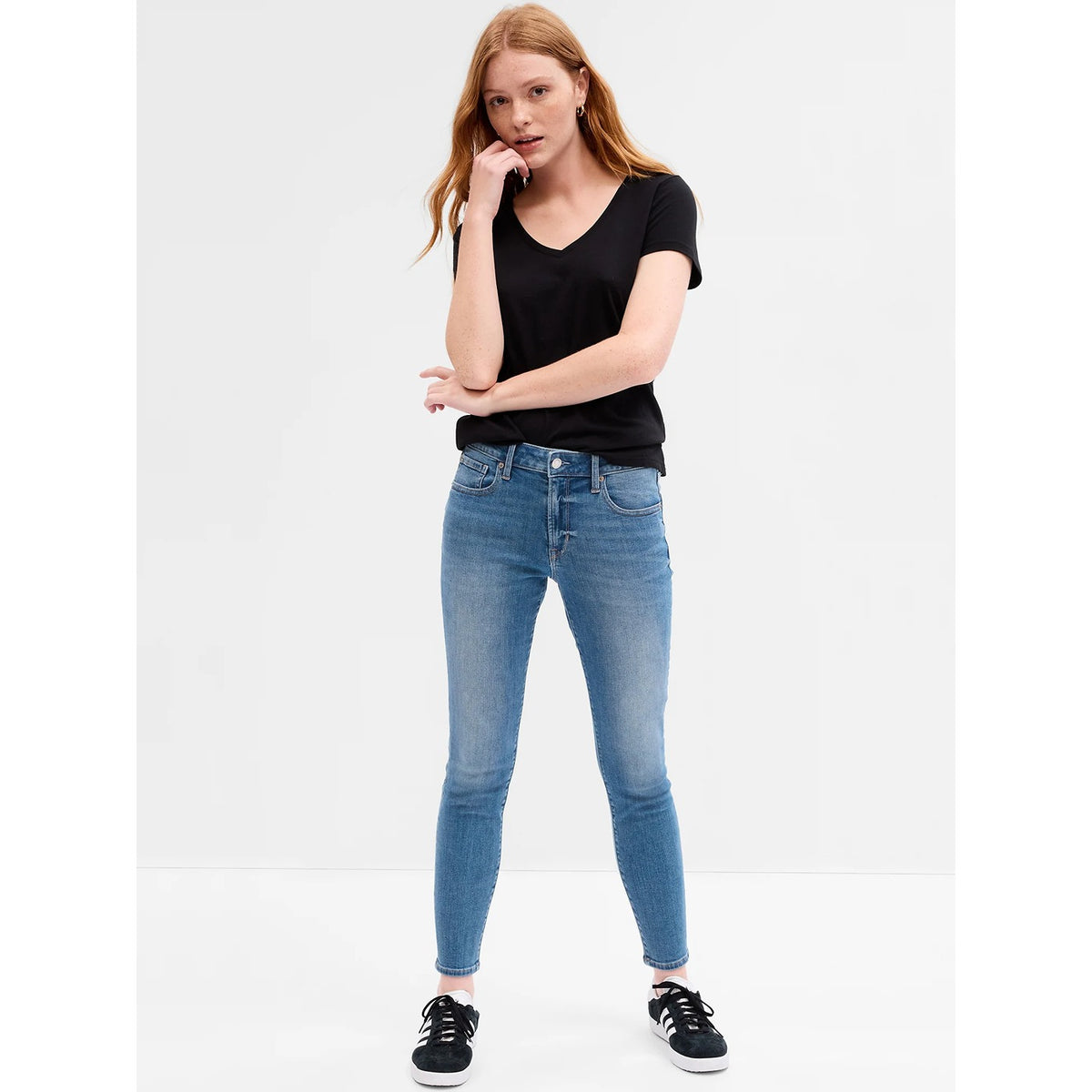 GP Mid Blue Mid Rise Skinny Jeans | Montivo Pakistan