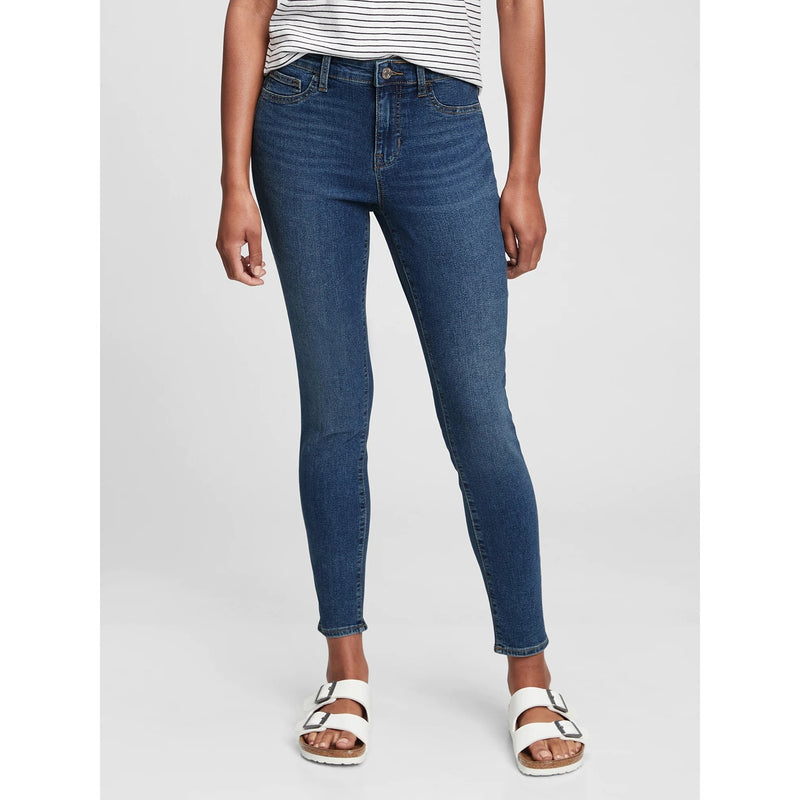 GP Blue Mid Rise Skinny Jeans | Montivo Pakistan