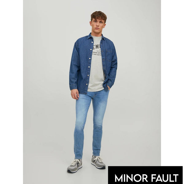 (Minor Fault) Skinny Blue Jeans | Montivo Pakistan