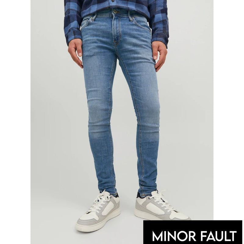 (Minor Fault) Super Skinny Blue Jeans | Montivo Pakistan