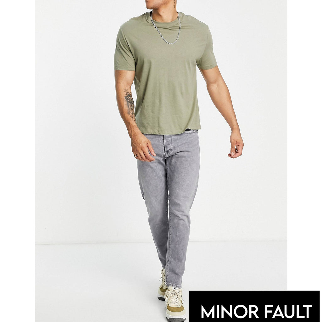 (Minor Fault) Grey Slim Tapered Jeans | Montivo Pakistan