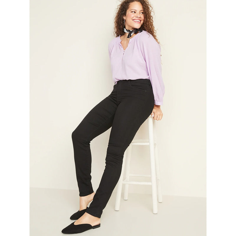 ON Mid-Rise Skinny Black Jeans | Montivo Pakistan