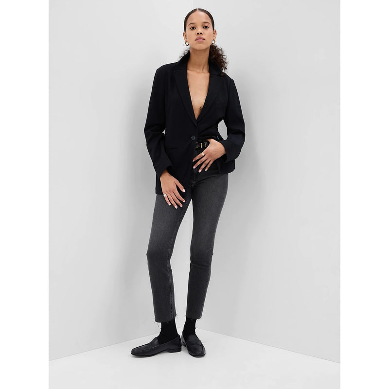 GP Straight Mom Charcoal Jeans | Montivo Pakistan
