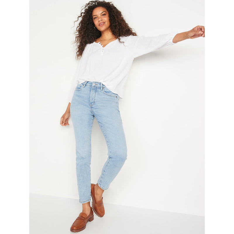 ON Acid Wash Mom Straight Jeans | Montivo Pakistan