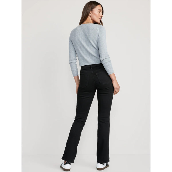 ON Mid Rise Kicker Bootcut Black Jeans | Montivo Pakistan