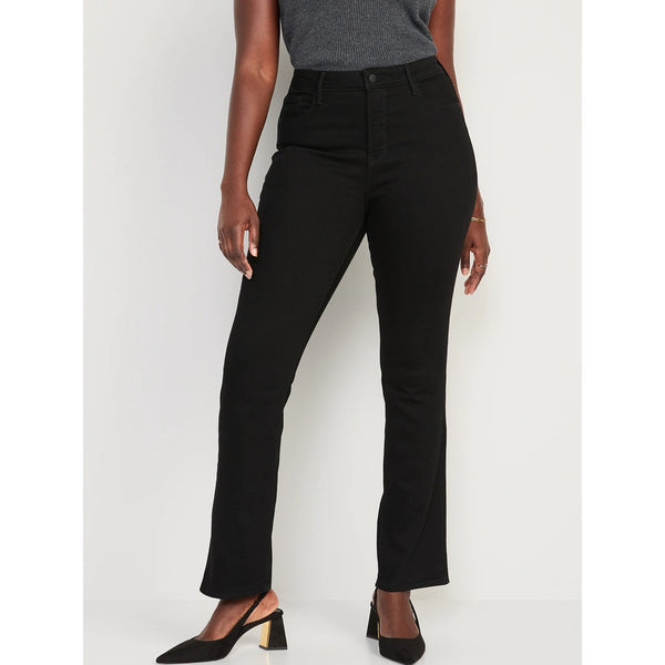 ON High Rise Kicker Bootcut Black Jeans | Montivo Pakistan