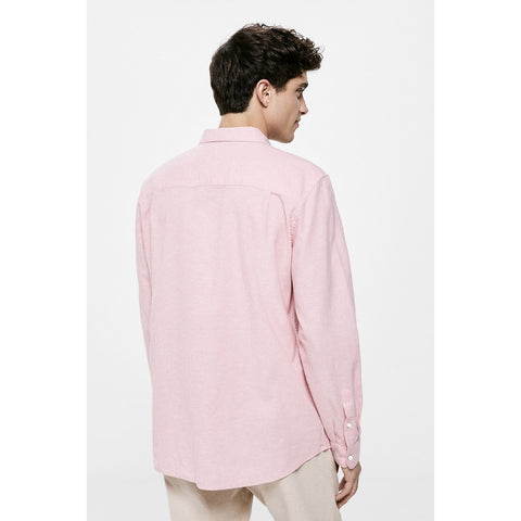 Light Pink Slim Fit Oxford Shirt | Montivo Pakistan