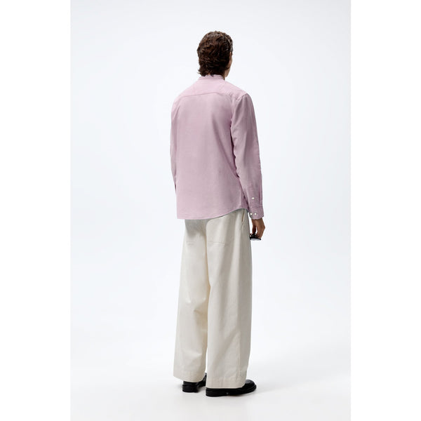 Light Pink Mao Collar Shirt | Montivo Pakistan