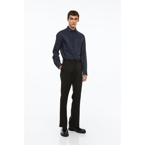 Paper Denim Navy Slim Fit Classic Shirt | Montivo Pakistan