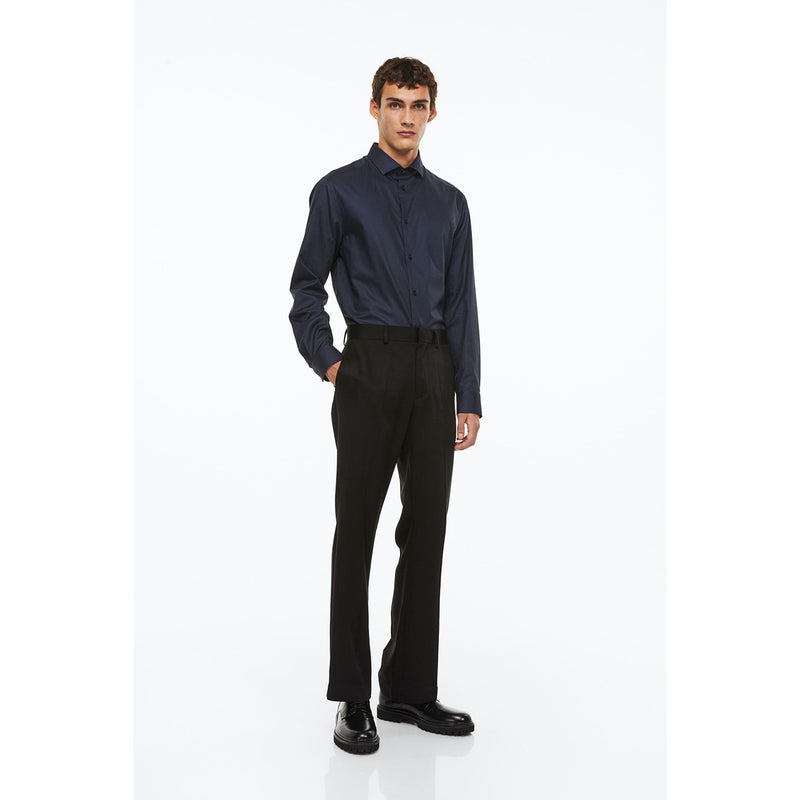 Paper Denim Navy Slim Fit Classic Shirt | Montivo Pakistan