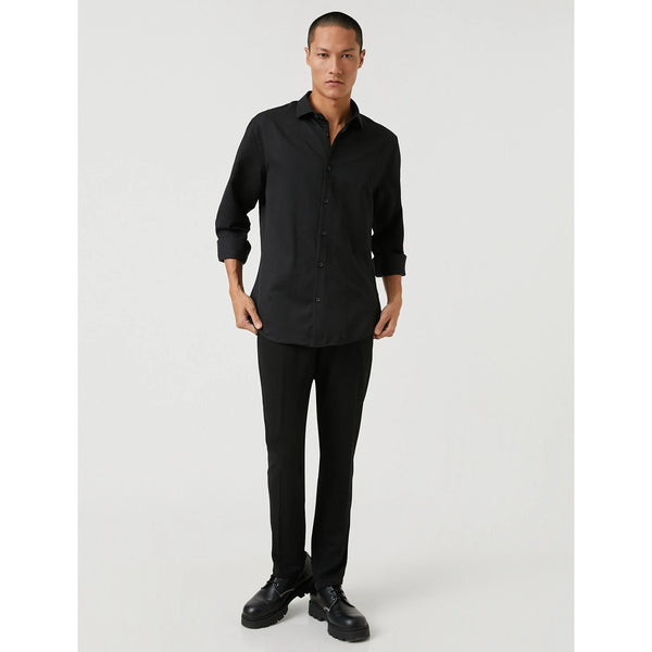 Paper Denim Black Slim Fit Classic Shirt | Montivo Pakistan