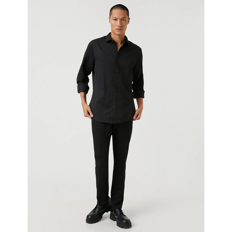 Paper Denim Black Slim Fit Classic Shirt | Montivo Pakistan