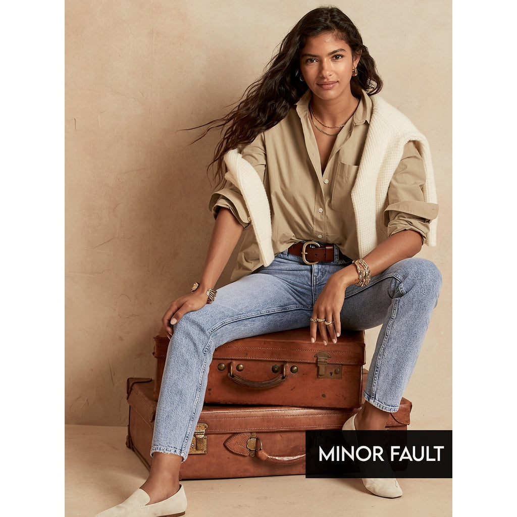 (Minor Fault) High Rise Straight Jeans | Montivo Pakistan