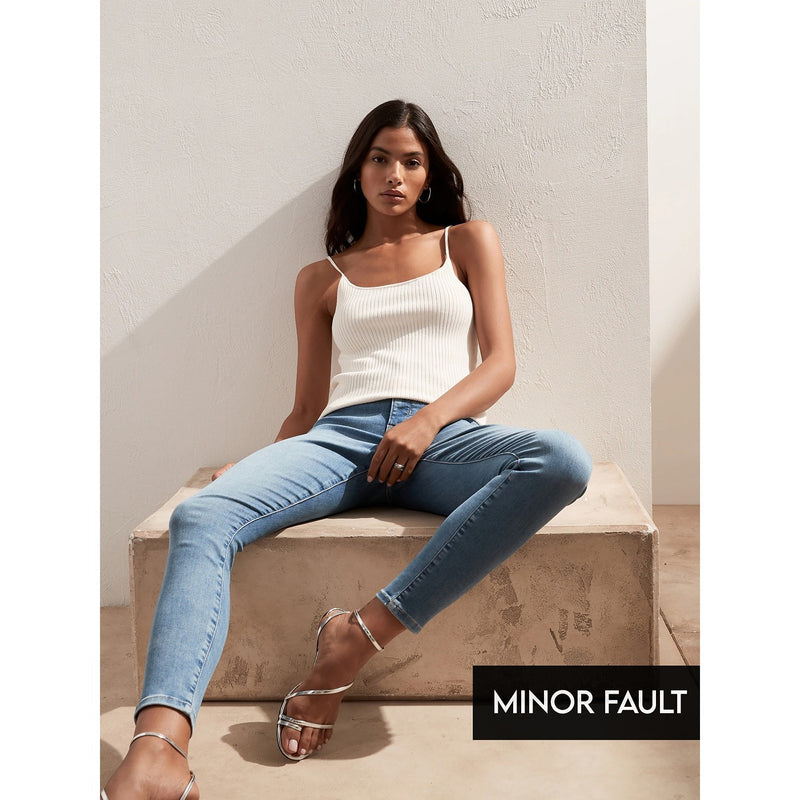 (Minor Fault) High Rise Skinny Jeans | Montivo Pakistan