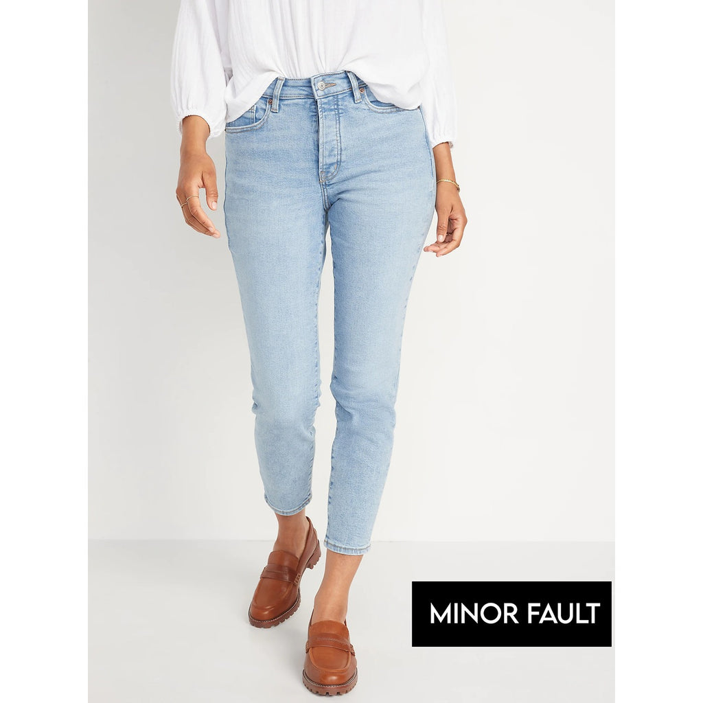 (Minor Fault) Acid Wash Mom Straight Jeans | Montivo Pakistan