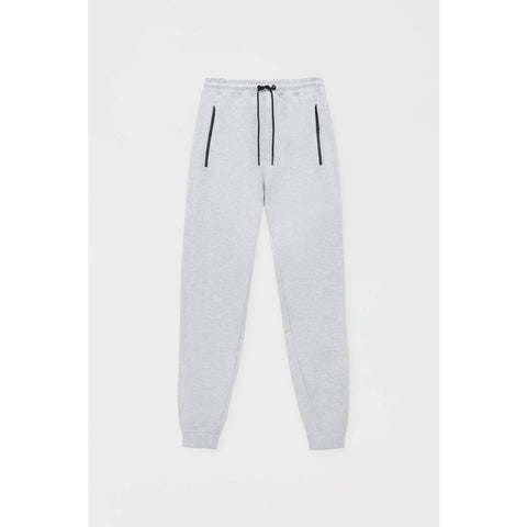 PB Grey Joggers with contrast details | Montivo Pakistan