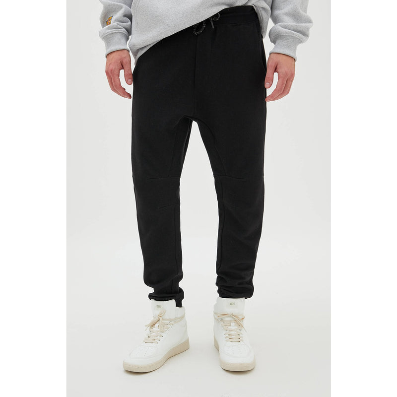 PB Black Joggers with contrast Panels | Montivo Pakistan