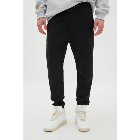 PB Black Joggers with contrast Panels | Montivo Pakistan