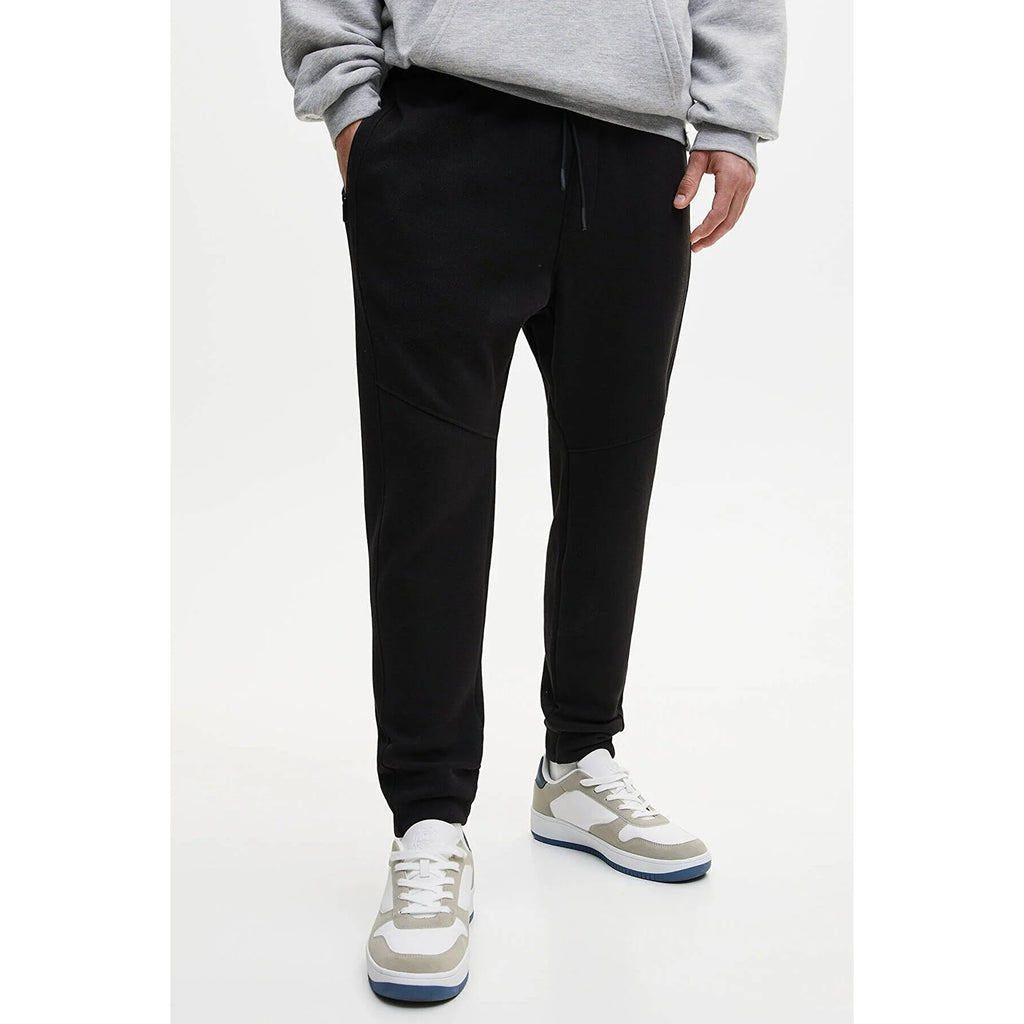 PB Black Pique Joggers with Zip Pockets | Montivo Pakistan
