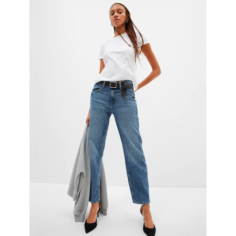GP High Rise Light Blue Loose Jeans | Montivo Pakistan