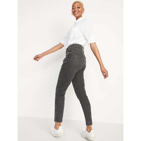 ON Curvy High Rise Straight Ripped Jeans | Montivo Pakistan