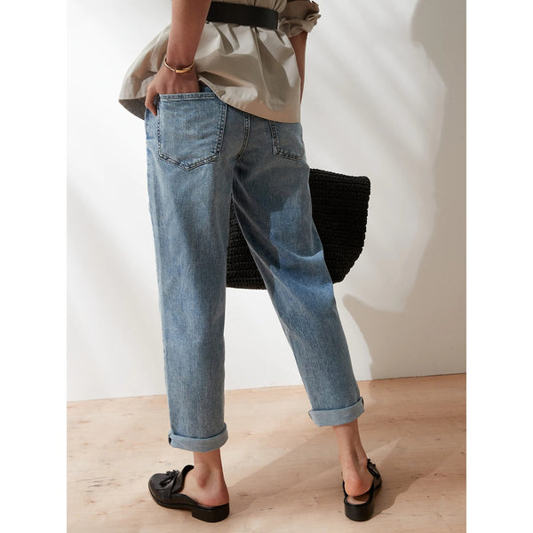 BR High Rise Light Wash Straight Jeans | Montivo Pakistan