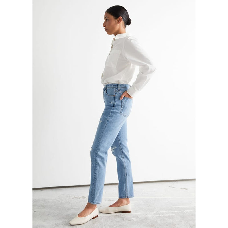 &OS Mid Rise Mom Fit Jeans | Montivo Pakistan