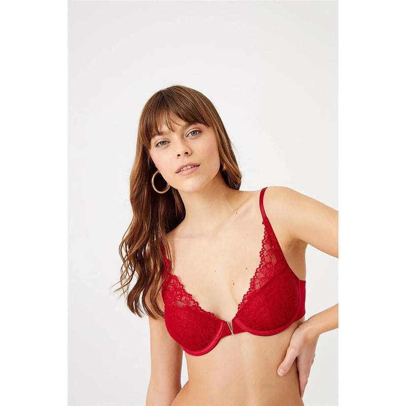 Red Lace Soft Lingerie Set | Montivo Pakistan
