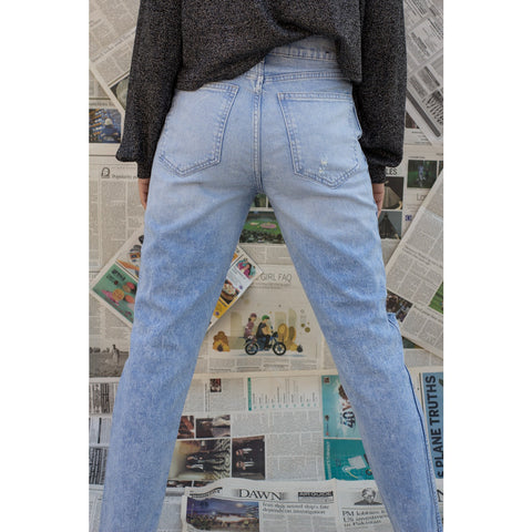 GP Blue High Rise Cigratte Jeans | Montivo Pakistan