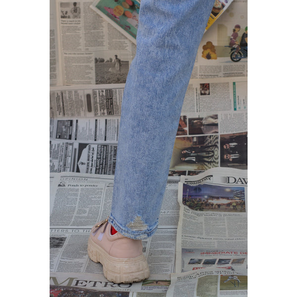 GP Blue High Rise Cigratte Jeans | Montivo Pakistan
